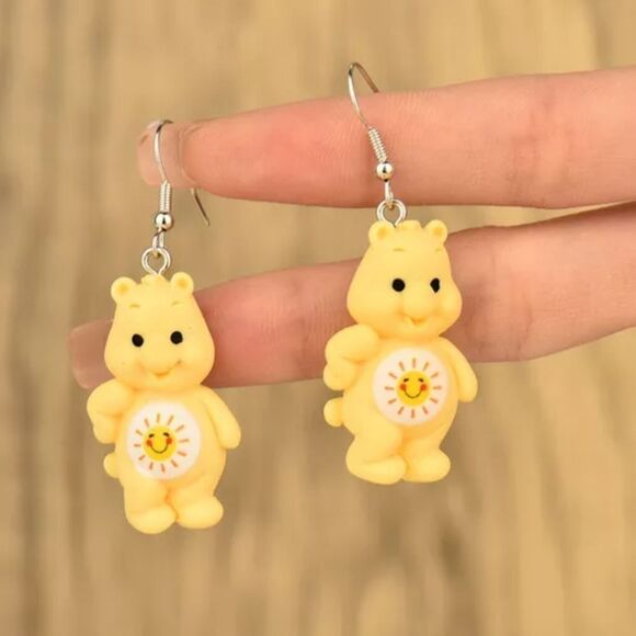 NWOT Carebear Earrings - Picture 2 of 2